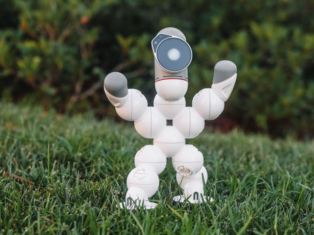 garden robot in outdoor setting, home expansion, automation